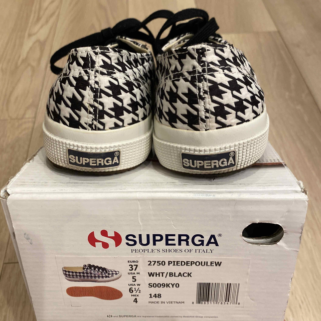 SUPERGA(スペルガ)のスペルガ ウィメンズ 千鳥柄スニーカー レディースの靴/シューズ(スニーカー)の商品写真