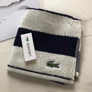 ラコステ(LACOSTE)のラコステ タオルハンカチ 未使用品(ハンカチ/ポケットチーフ)