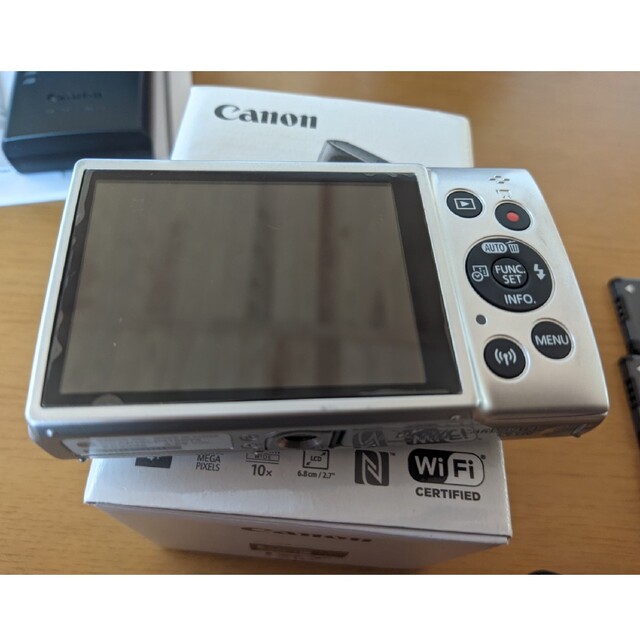 ☆動作確認済＆美品☆ Canon IXY 210 SL シルバー 光学10倍 コンパクトデジタルカメラ