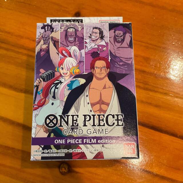 ONE PIECE(ワンピース)のONE PIECEカードゲームスタートデッキ FILM edition1箱 エンタメ/ホビーのトレーディングカード(Box/デッキ/パック)の商品写真