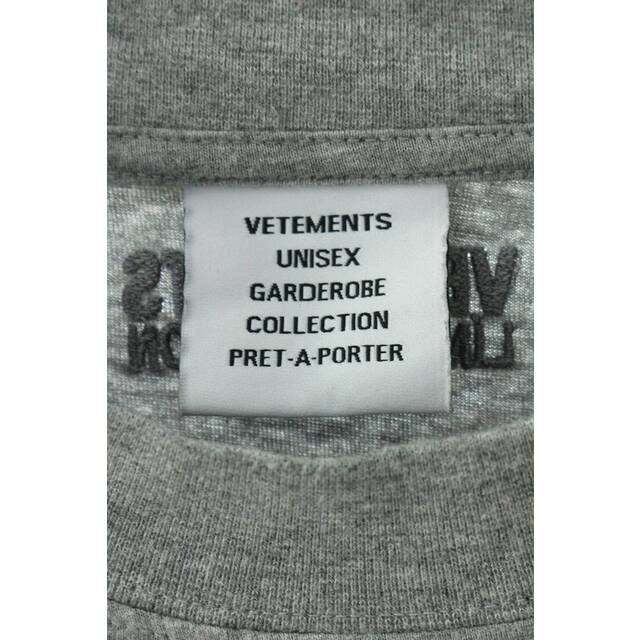 VETEMENTS(ヴェトモン)のヴェトモン 22SS UE52TR320G メイビーメンタルプリントTシャツ メンズ XS メンズのトップス(Tシャツ/カットソー(半袖/袖なし))の商品写真