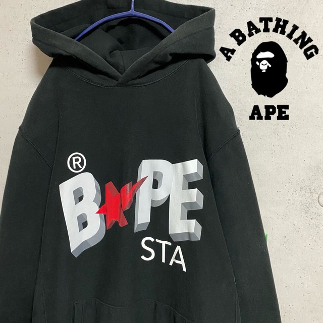 ABATHINGAPE/エイプスタ　レア　ベイプスタ　初期　パーカー　L