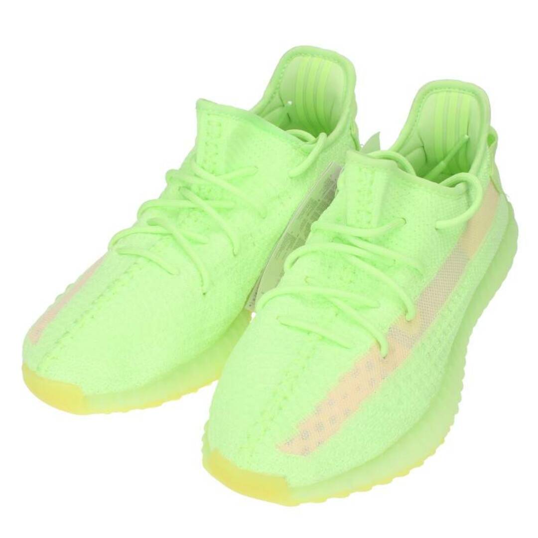 adidas(アディダス)のアディダス カニエウエスト YEEZY BOOST 350 V2 GLOW IN THE DARK  EG5293 イージーブーストグロウスニーカー  メンズ 27.5cm メンズの靴/シューズ(スニーカー)の商品写真