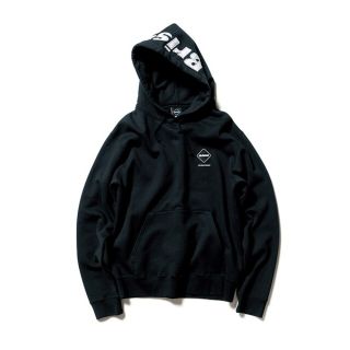 エフシーアールビー(F.C.R.B.)の19aw fcrb「HOOD LOGO PULL OVER SWEAT」XL 黒(パーカー)