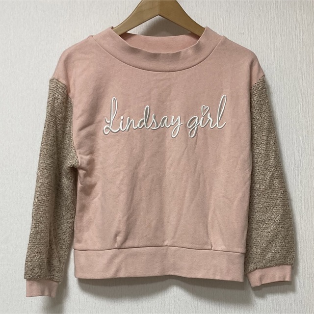 Lindsay(リンジィ)のリンジー 長袖 トレーナー キッズ/ベビー/マタニティのキッズ服女の子用(90cm~)(Tシャツ/カットソー)の商品写真