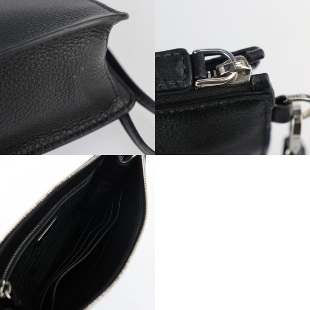 PRADA プラダ セカンドバッグ 2VF006 VITELLO レザー NERO PRADA プラダ セカンドバッグ 2VF006 VITELLO レザー NERO