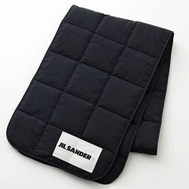 正規 未使用 JIL SANDER+ キルティング ダウンマフラー ジルサンダー