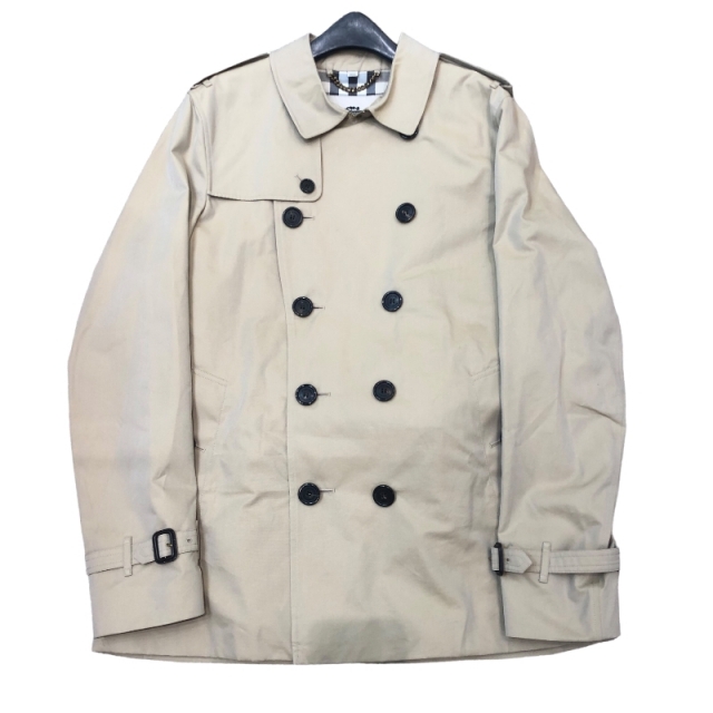 BURBERRY(バーバリー)のバーバリー BURBERRY サンドリンガム ショートトレンチコート 【中古】 メンズのジャケット/アウター(トレンチコート)の商品写真