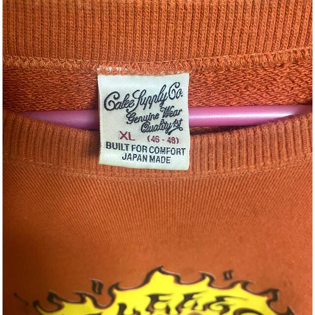 CALEE(キャリー)のCALEE Flame logo crew neck sweat ORANGE レディースのトップス(トレーナー/スウェット)の商品写真