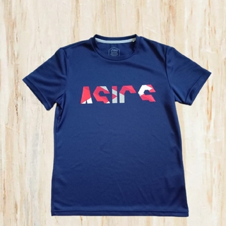 アシックス(asics)のアシックス　半袖　ネイビー　　asics(Tシャツ/カットソー(半袖/袖なし))