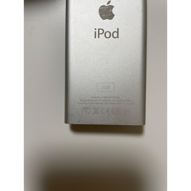 iPod(アイポッド)の値下げ APPLE iPod nano 2GB スマホ/家電/カメラのオーディオ機器(ポータブルプレーヤー)の商品写真