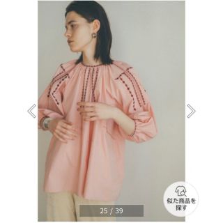 クラネ(CLANE)のCLANE SMOCK EMBROIDERY PUFF TOPS(シャツ/ブラウス(長袖/七分))