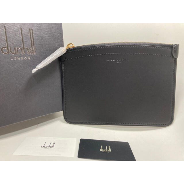 クラッチバッグ dunhill  黒 セカンドバッグ ダンヒル ビジネス