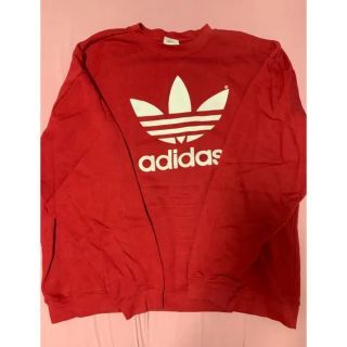 アディダス(adidas)のAdidas アディダス　トレーナー　レッド　赤　2XL XXL(スウェット)