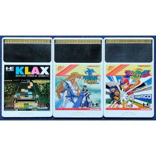 PCエンジンHuカード／KLAX、ドラゴンスピリット、ワールドスタジアム(家庭用ゲームソフト)