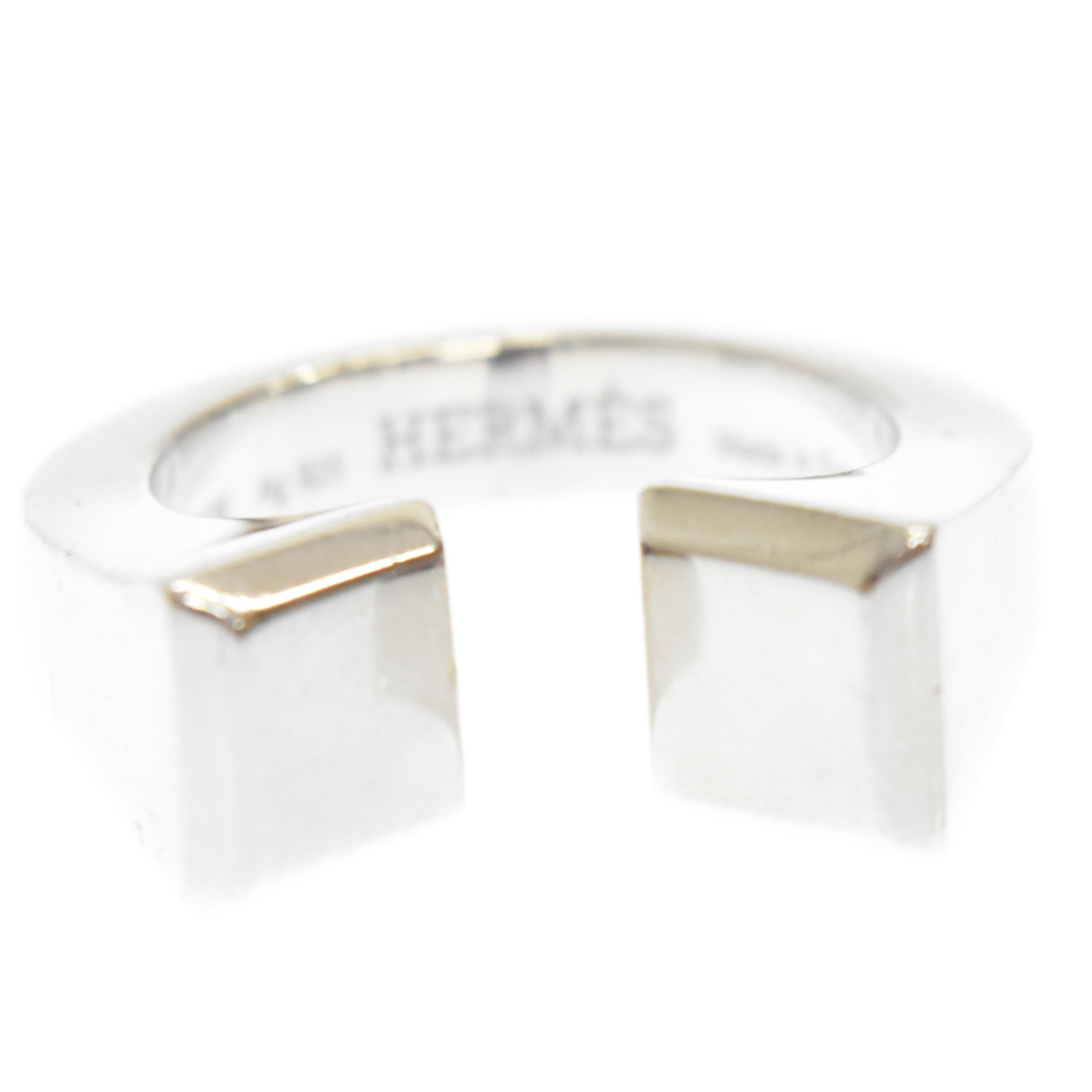 Hermes HERMES エルメス クルー・ド・フォルジュ GM シルバーリング アクセサリー シルバー