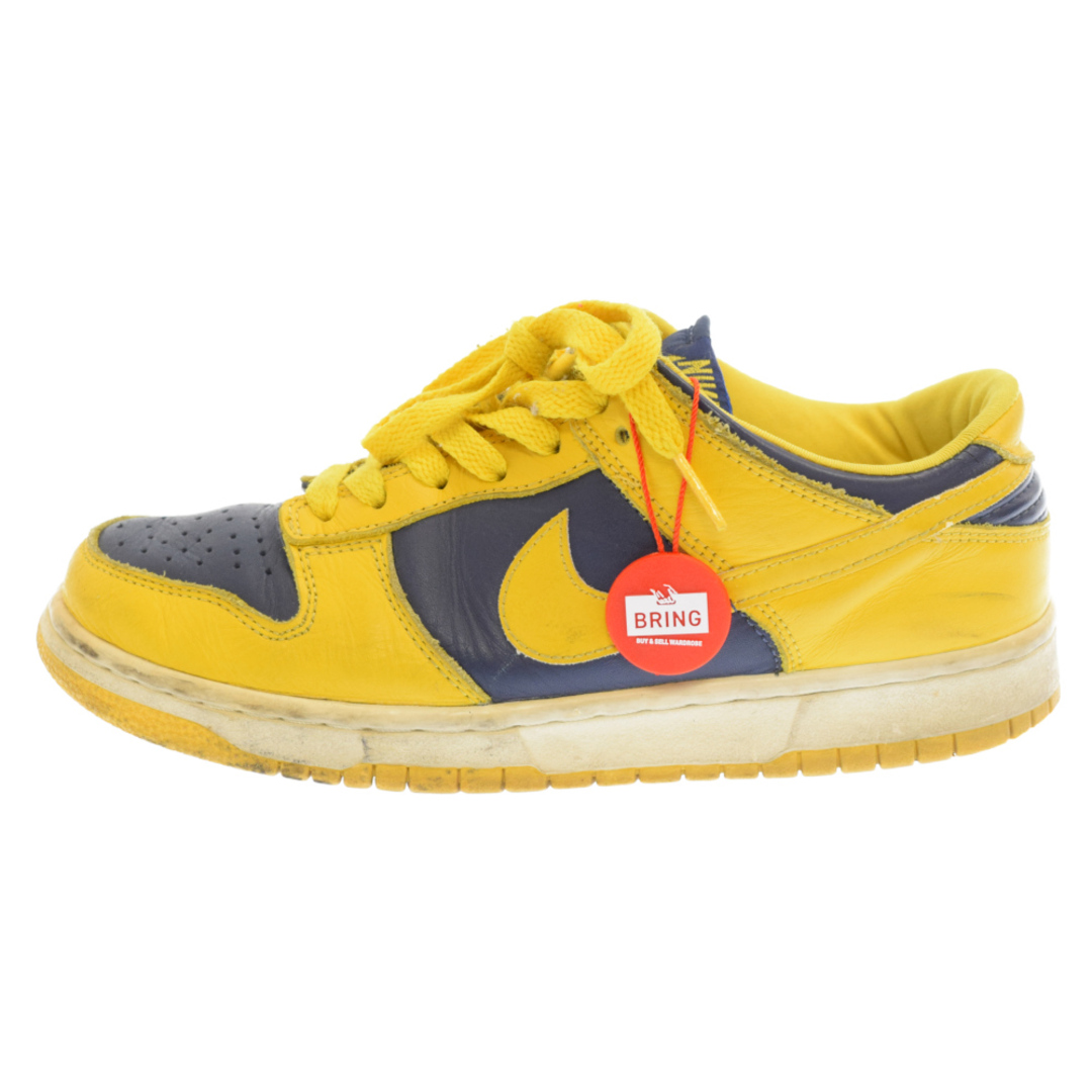 NIKE ナイキ 99年製 DUNK LOW VARSITY MAIZE 裏ダンク 630358-741 ダンク ローカットスニーカー ミシガン  ヴァーシティメイズ US7.5 イエロー/ネイビー | フリマアプリ ラクマ