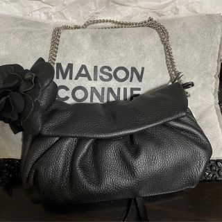 maison  connie  ミナコ  ヨコモリコラボバック皮(ショルダーバッグ)