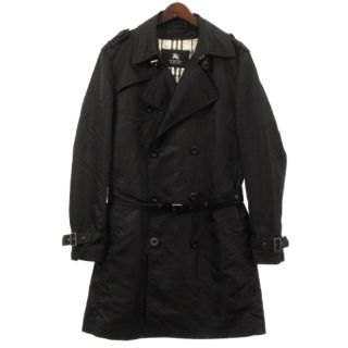 バーバリーブラックレーベル(BURBERRY BLACK LABEL)のバーバリーブラックレーベル トレンチ コート 中綿ライナー 付き ブラック LL(トレンチコート)