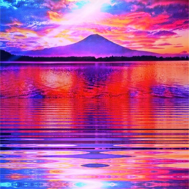 ♪開運幸運呼ぶ額付き富士山グラフィックアートピクチャー♪絵画 ♪開運幸運呼ぶ額付き富士山グラフィックアートピクチャー♪絵画