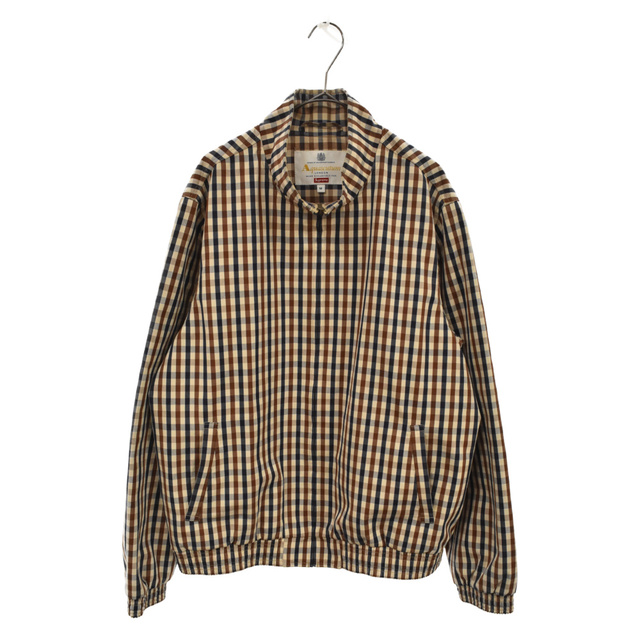 SUPREME シュプリーム 16AW Aquascutum Waterproof Club Jacket アクアスキュータム ウォータープルーフ クラブチェックジャケット ベージュ