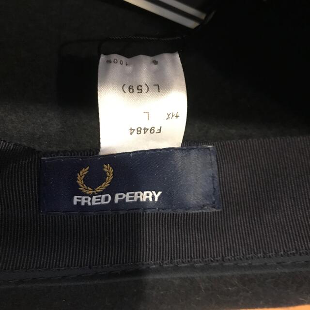 FRED PERRY - フレッドペリー フェルト生地ハット Lサイズの通販 by 17☆｜フレッドペリーならラクマ