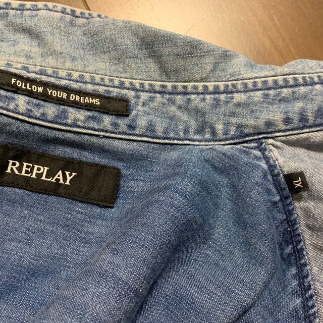 Replay(リプレイ)のREPLAY デニムシャツ サイズXL メンズのトップス(シャツ)の商品写真