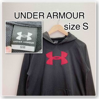 アンダーアーマー(UNDER ARMOUR)の[UNDER ARMOUR]アンダーアーマー　プルオーバー　S ブラック(パーカー)