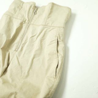 ADAM ET ROPE アダムエロペ 22SS サステナブル チノコルセットパンツ GAS02180 36 ベージュ ワイド ハイウエスト ボトムス【中古】【ADAM ET ROPE】