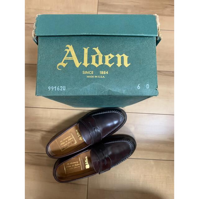 Alden(オールデン)のレア！alden 日本上陸15周年　アンラインドローファー　6D オールデン  メンズの靴/シューズ(ドレス/ビジネス)の商品写真