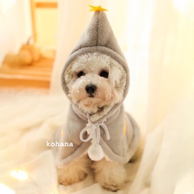 SEAL限定商品 ペット用品 もふもふ 暖かい 犬猫用品 毛布 服 ケープ