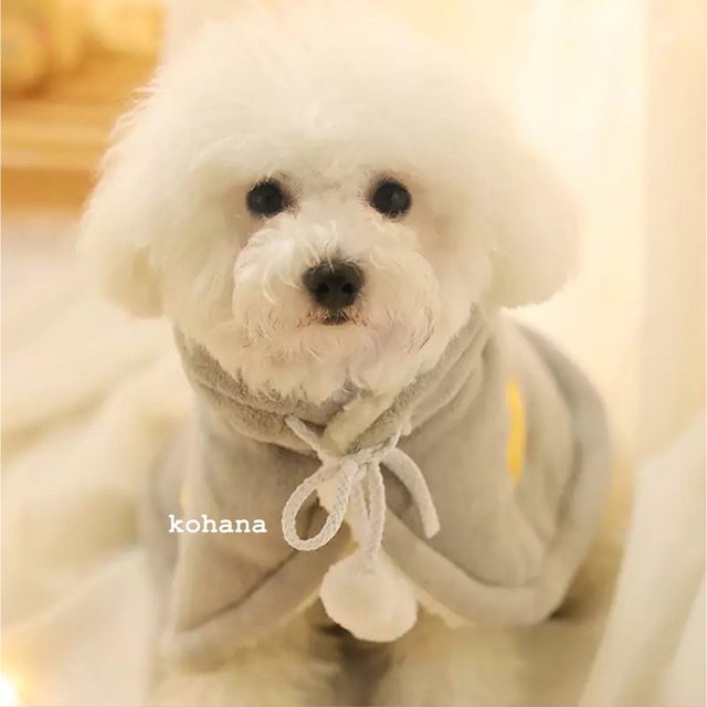 ペット用品 もふもふ 暖かい犬猫用品 毛布 服 ケープ コート 寝袋 秋冬用首輪