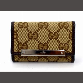 グッチ(Gucci)のグッチ GUCCI 127048 GGキャンバス×レザー 6連 キーケース(キーケース)