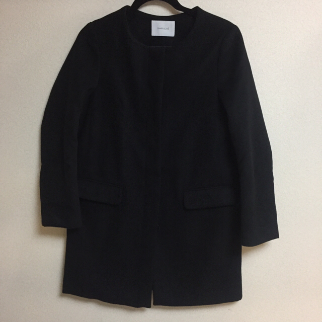 IENA(イエナ)の新品タグつき♡ノーカラーコート レディースのジャケット/アウター(ノーカラージャケット)の商品写真