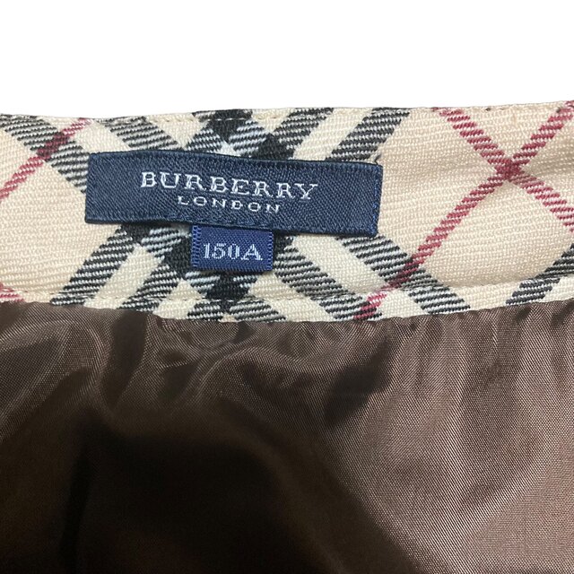 BURBERRY(バーバリー)のBURBERRY LONDON スカート ブラウン 150A レディースのスカート(ひざ丈スカート)の商品写真