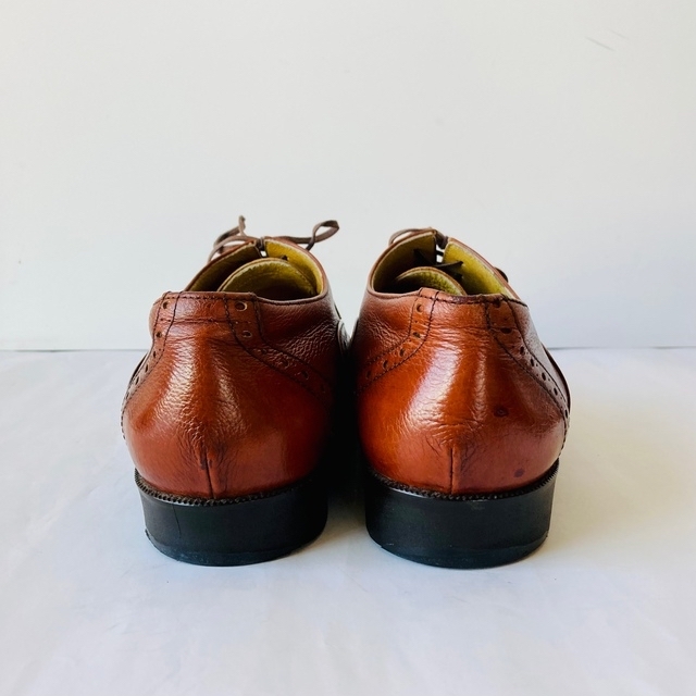 Saint Laurent(サンローラン)のイヴ サンローラン 茶色 ウイングチップ 24.5cm 除菌・消臭済み メンズの靴/シューズ(ドレス/ビジネス)の商品写真