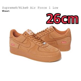 シュプリーム(Supreme)のsupreme Nike Air Force 1 Low Wheat 26cm(スニーカー)