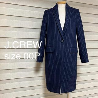 ジェイクルー(J.Crew)のジェイクルー J.CREW チェスターコート メルトン ウール 00P ネイビー(チェスターコート)