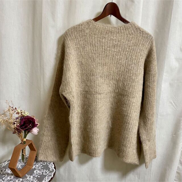 CLANE - クラネ正規品！新品BOAT NECK ALPACA OVER KNIT TOPSの通販 by