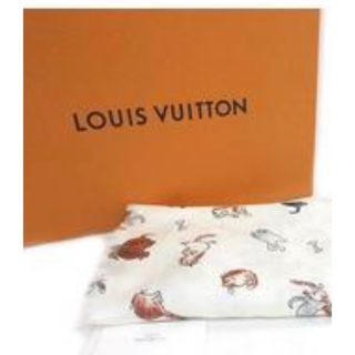 ルイヴィトン(LOUIS VUITTON)のヴィトン【新品】入手困難　⭐️キャットグラムMP2264 大判ストール犬猫(ストール)