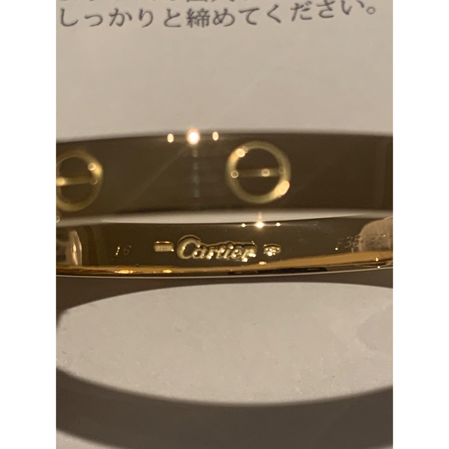 Cartier(カルティエ)の【★様専用】Cartier カルティエ ラブブレス イエローゴールド 16 レディースのアクセサリー(ブレスレット/バングル)の商品写真