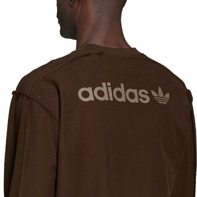 adidas(アディダス)のadidas アディダス loopback crew トップス ブラウン XS メンズのトップス(スウェット)の商品写真