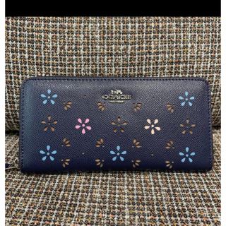 コーチ(COACH)の54630 コーチ　長財布　ブラックシグネチャー(財布)