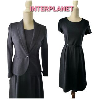 インタープラネット(INTERPLANET)の大変美品　Interplanet　品格ある可愛いセットアップ　スーツ(スーツ)