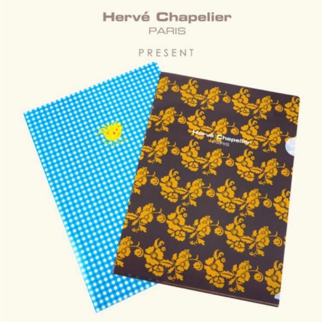 Herve Chapelier(エルベシャプリエ)のエルベシャプリエ 《クリアファイル2枚セット》新品未使用　非売品   エンタメ/ホビーのコレクション(ノベルティグッズ)の商品写真