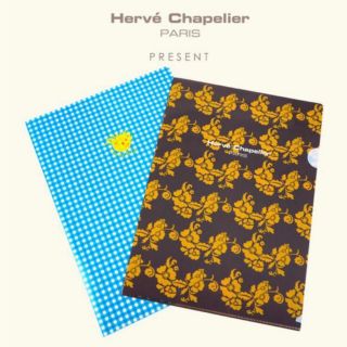 エルベシャプリエ(Herve Chapelier)のエルベシャプリエ 《クリアファイル2枚セット》新品未使用　非売品  (ノベルティグッズ)