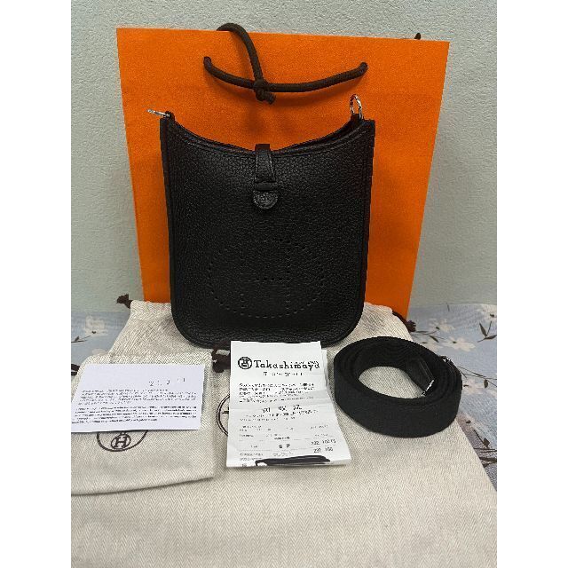 お得安いHermes - 新品、未使用 エルメス エブリンtpmノアール ...