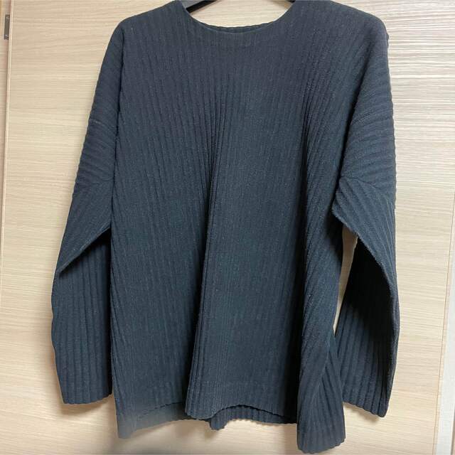 オムプリッセ リバーシブル プリーツ カットソー 長袖 HOMME PLISSE