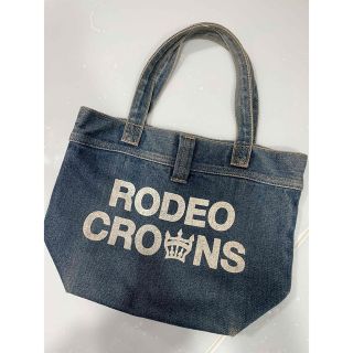 ロデオクラウンズ(RODEO CROWNS)のRODEO CROWNS ダメージデニムトートバッグ(トートバッグ)