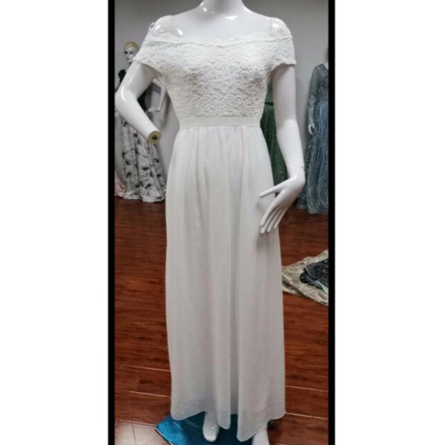 ウエディングドレス ワンピース レディースのフォーマル/ドレス(ウェディングドレス)の商品写真